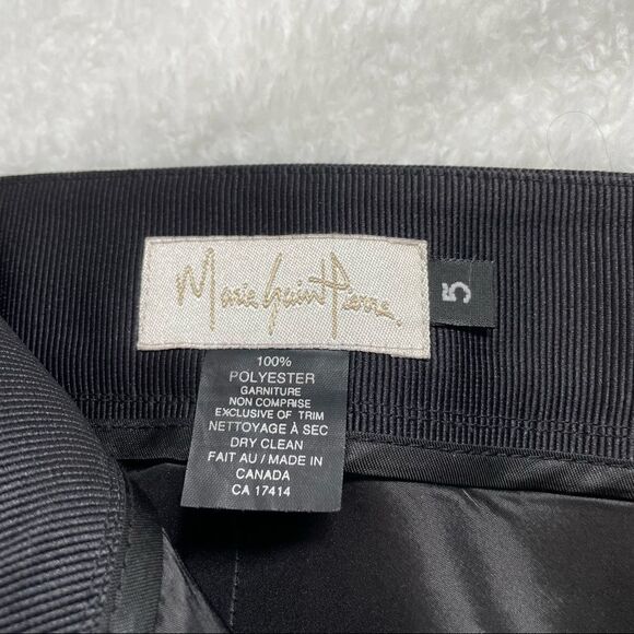 Marie Saint Pierre Black Zip Detail Pencil Skirt - Picture 7 of 10